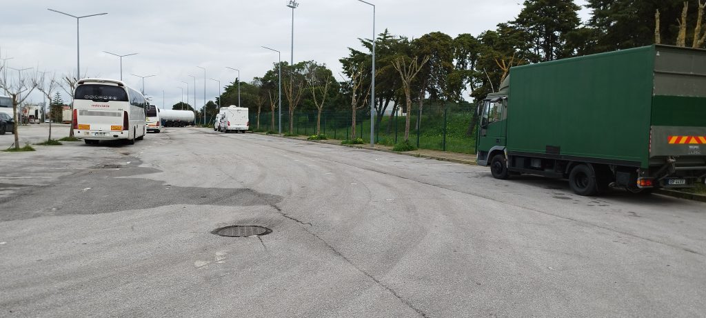 Aparcamiento para autocaravanas en Grândola